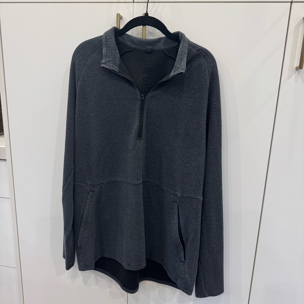Lulelemon At Ease Hoodie XL Charcoal Gray